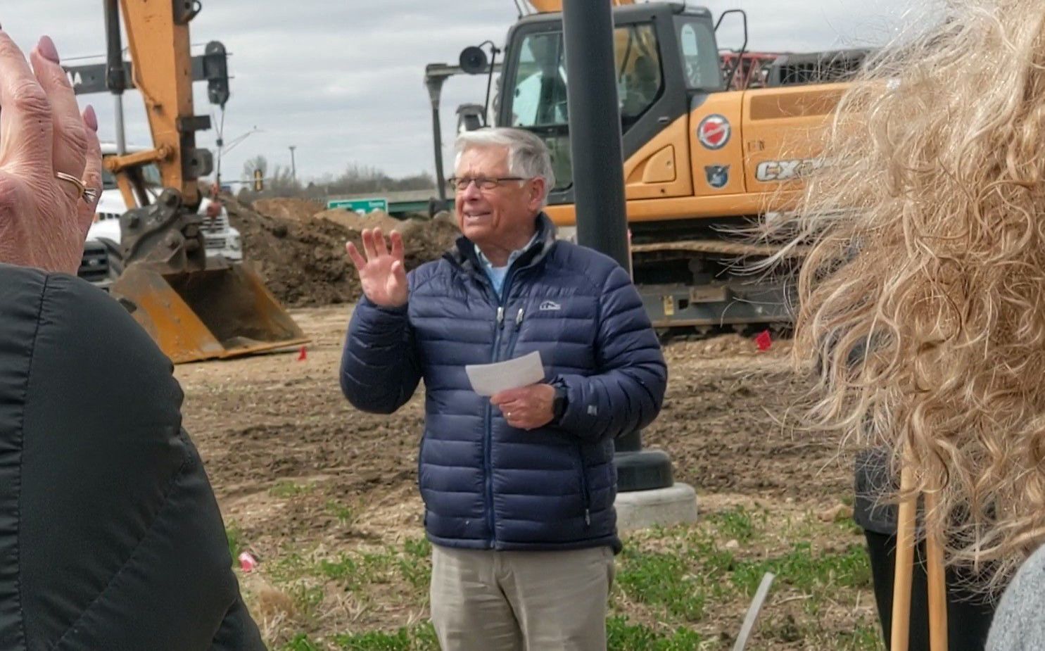 Starboard groundbreaking - Nelson Crabb